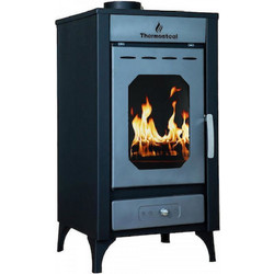 Thermosteel X30 Grey Black Ατσάλινη Ξυλόσομπα 14kW