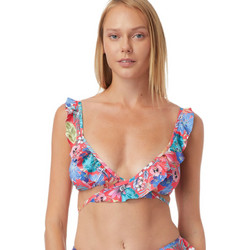 Minerva Botswana Bikini Top Τριγωνάκι Floral Πολύχρωμο 90-9191B