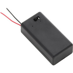 DM-3142 Μπαταριοθήκη 9V 6F22 + Κουτί + Διακόπτης