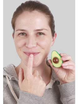Avocado lip balm Kikkerland MN85