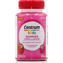 Centrum Kids Gummies Βατόμουρο & Φράουλα 60 Ζελεδάκια