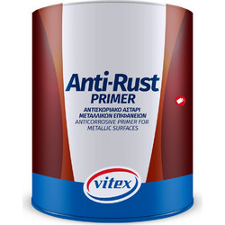 Vitex Anti-Rust Primer Αντισκουριακό Αστάρι Διαλύτου Καφέ 5lt