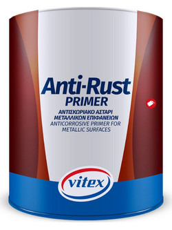 Vitex Anti-Rust Primer Αντισκουριακό Αστάρι Διαλύτου Καφέ 5lt