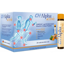 Vivapharm CH Alpha Active Πεπτίδια Κολλαγόνου με Βιταμίνη C & Μαγνήσιο 28x30ml