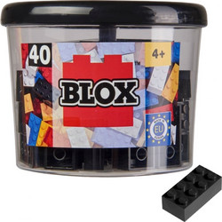 Simba Blox 40 Black 8 Pin Bricks In Box (104118895)