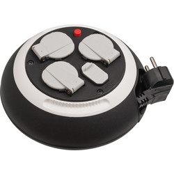 Brennenstuhl Comfort Line CL-S black/white H05VV-F3G1.5