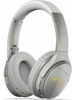 Moxom MX-WL40 Ασύρματα Bluetooth Ακουστικά Over Ear Λευκά