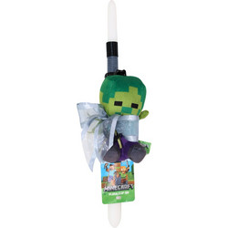 Gosh Λαμπάδα Μπρελόκ Zombie Minecraft Λούτρινο 13cm