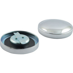 Gascap set, late style. Chrome