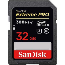 Sandisk Extreme Pro SDHC 32GB Class 10 U3 UHS-II 300MB/s