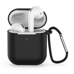 FoneFX Accessories Kit for Airpods 1/2 with Rubber Case Black