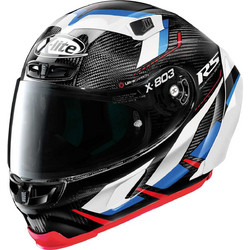 X-Lite X-803 RS Ultra Carbon Motormaster Black / White / Blue 55 Κράνος Μηχανής Full Face 1310gr