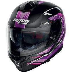 Nolan N80-8 Thunderbolt 29 Flat Black / Purple Κράνος Μηχανής Full Face 1640gr