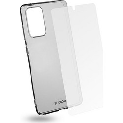 EGOBOO Clear TPU for Samsung A72, Transparent + Tempered Glass