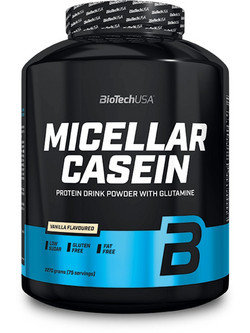 Biotech USA Micellar Casein Vanilla Πρωτεΐνη Γράμμωσης Χωρίς Γλουτένη 2.27kg
