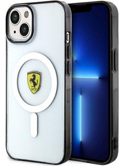 Ferrari Outline Magsafe - θήκη για Apple iPhone 14 - Διάφανο