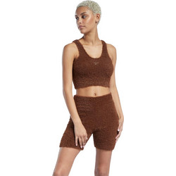 Reebok Cozy Tank Γυναικείο Αθλητικό Crop Top Καφέ H46792