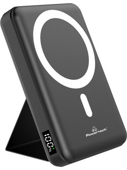 Tech PT-1136 Wireless Magsafe Power Bank 10000mAh 22.5W με Θύρα USB-C Quick Charge 3.0 Black