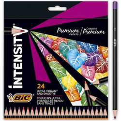 BIC Black Intensity Ξυλομπογιές Σετ 24τμχ