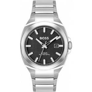 Hugo Boss Walker Ανδρικό Ρολόι με Ασημί Μεταλλικό Μπρασελέ 1514136