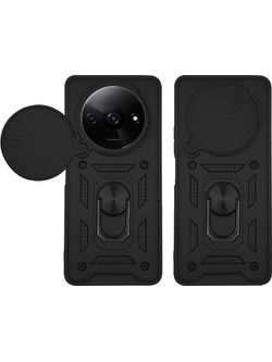 Sonique Ring Armor CamPro Θήκη Xiaomi Redmi A3 / Redmi A3x Black