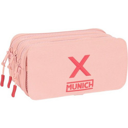 Munich Maquillaje Κασετίνα με 3 Θήκες Σομόν S4308319