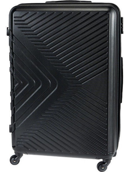 Polo Oslo Βαλίτσα Μεγάλη 75x49x30cm με 4 Ρόδες Μαύρη
