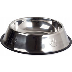 DBrand Dog Bowl Ανοξείδωτο Μπολ Φαγητού & Νερού Για Σκύλο Με Αντιολισθητική Βάση 20x26cm