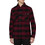 Dickies Sacramento Ανδρικό Πουκάμισο Βαμβακερό Καρό Μακρυμάνικο Φαρδιά Γραμμή Overshirt Μπορντό
