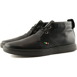 Northway Ανδρικά Μποτάκια Suede Μαύρα 401