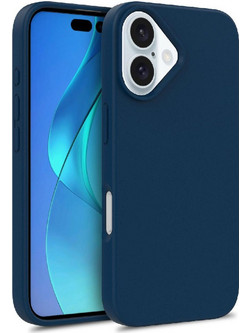 Multiple Color Wheat Bran Case for iPhone 16 Pro - Blue