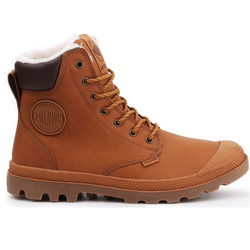 Palladium Sport WPS 72992-251-M Ανδρικά Μποτάκια Δερμάτινα με Γούνα