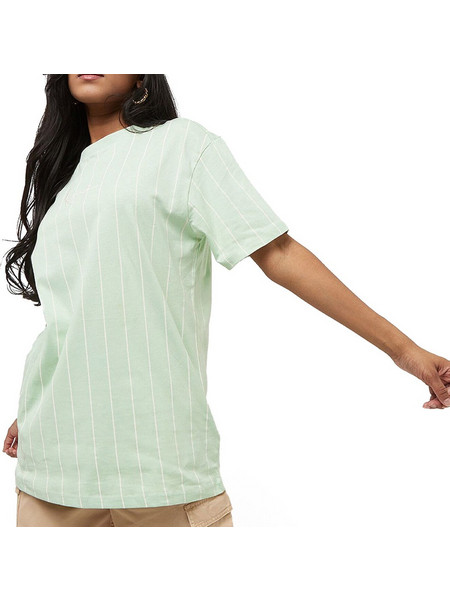 KARL KANI SMALL SIGNATURE PINSTRIPE OS TEE KW241-016-1-GREEN Βεραμάν