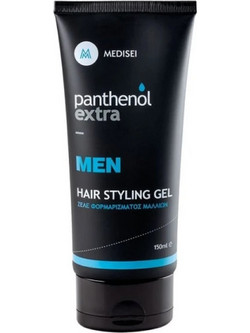 Medisei Panthenol Extra Men Hair Styling Gel Μαλλιών Ανδρικό Δυνατό Κράτημα 150ml