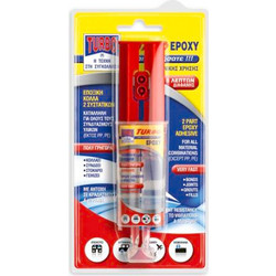 TURBO - EPOXY 5' ΕΠΟΞΙΚΗ ΚΟΛΛΑ 2 ΣΥΣΤΑΤΙΚΩΝ ΔΙΑΦΑΝΗΣ 5min 24ml 88505
