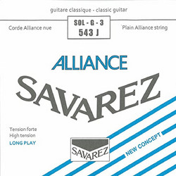 Savarez 543J Xορδή Χορδή Κλασικής Κιθάρας G Hard Tension