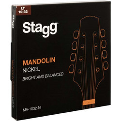 Stagg LT MA-1032-NI Σετ 8 Χορδές Μαντολίνου Nickel Plated Steel 10" 1/4