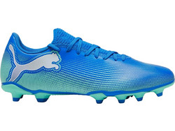 Puma Future 7 Play FG/AG 107939-01 Ποδοσφαιρικά Παπούτσια με Τάπες Μπλε