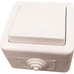 Διακόπτης Εξωτερικός A/R Λευκός IP54 147-12211