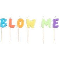Kεράκια Blow Me Πολύχρωμα Ginger Ray