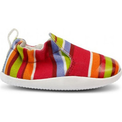 Bobux Step Up Xplorer Scamp Guava Stripe Βρεφικά Sneakers Αγκαλιάς Πολύχρωμα 501702