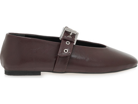 MOI ATHENS MARY JANE T128B2531A25 - BURGUNDY MO25-1003-BURGUNDY