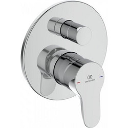 Ideal Standard Cerabase Μίκτης Μπαταρίας Εντοιχισμού για Ντουζιέρα Ασημί A7393AA ref10279199