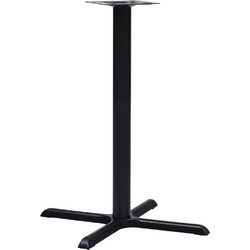 vidaXL Πόδι Τραπεζιού Bistro Μαύρο 76 x 76 x 107 εκ. από Χυτοσίδηρο 325432