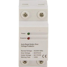 ΕΠΙΤΗΡΗΤΗΣ ΤΑΣΗΣ ΜΟΝΟΦΑΣΙΚΟΣ 40Α 2P 175-275V 500-22500 - Eurolamp