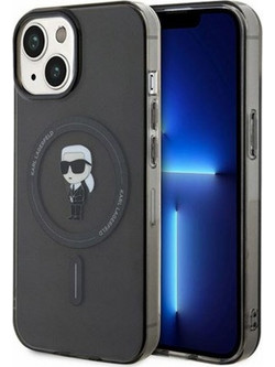Karl Lagerfeld IML Ikonik MagSafe Θήκη για iPhone 15 Black