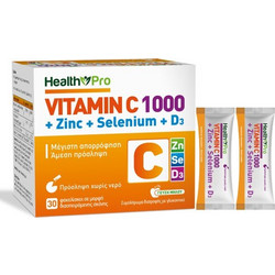Health Pro Vitamin C 1000 Zinc Selenium D3 30 Φακελάκια