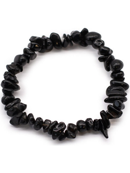 Βραχιόλι από Μαύρο Αχάτη Mala Black Agate Chips