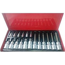 Καρυδάκια με Μύτες Torx και Καρέ Υποδοχής 1/2'' 1/4'' Σετ 18τμχ