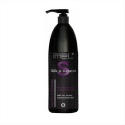 Imel Silk & Keratin Σαμπουάν Κερατίνης για Επανόρθωση για Ξηρά & Ταλαιπωρημένα Μαλλιά 1lt